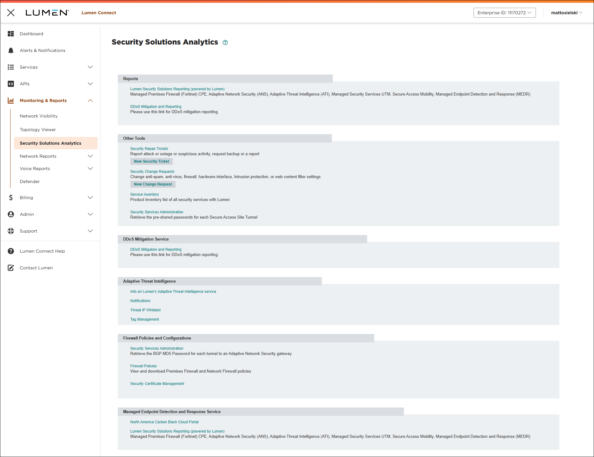Security Solutions Analytics
