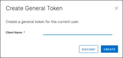 Create general token window 