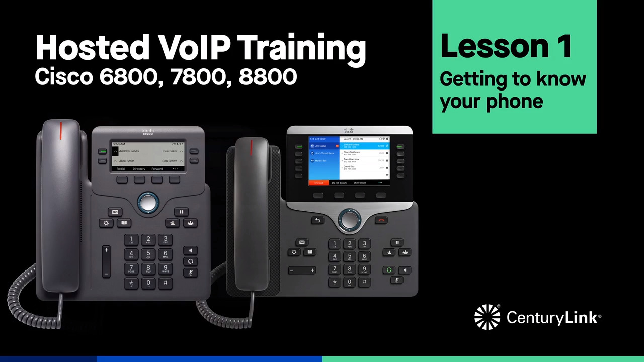 Cisco 6800/7800/8800 overview video